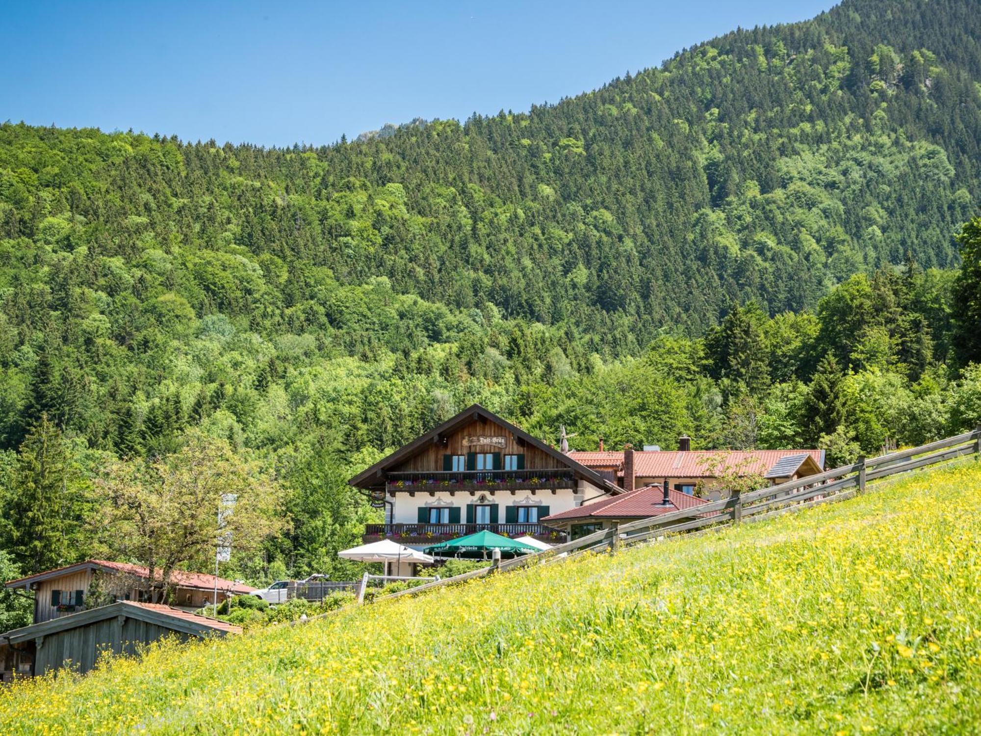 Berggasthof Hotel Duftbraeu I Ruhige Alleinlage I Mitten Im Gruenen Samerberg Bagian luar foto